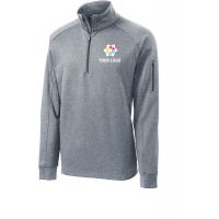 20-F247, Small, Grey Heather, Right Sleeve, None, Left Chest, Your Logo + Gear.
